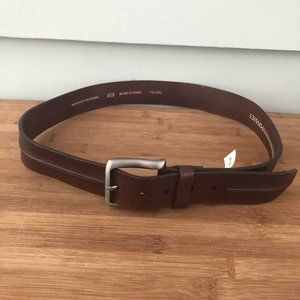 Fossil Men’s Belt Leather Brown Size 36